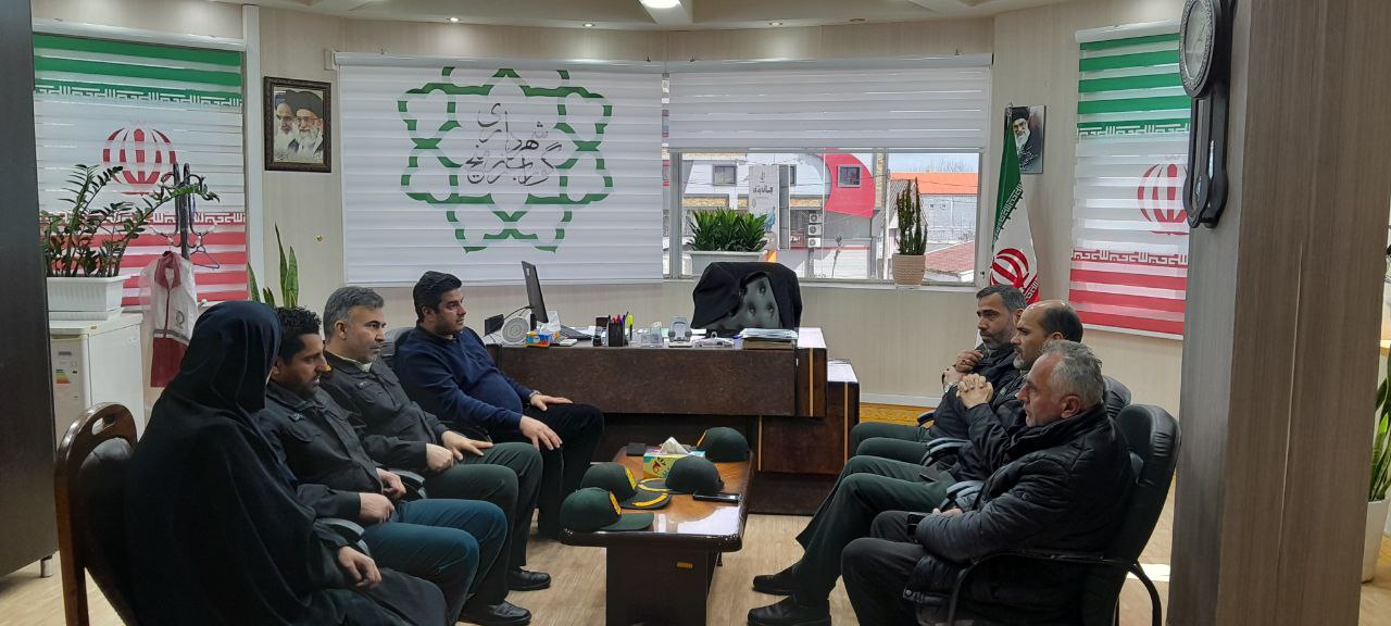 جلسه همکاری شهرداری گوراب زرمیخ و فرماندهی انتظامی صومعه سرا