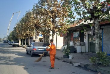 فعالیت‌های روزمره پاکبانان زحمتکش