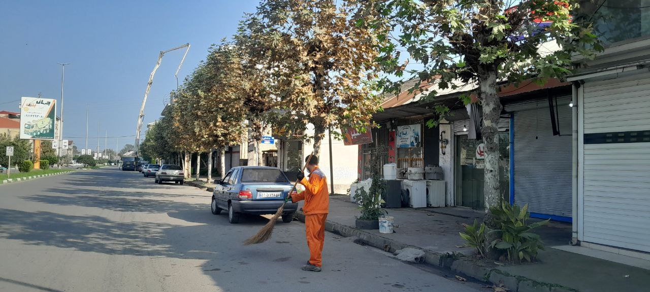 فعالیتهای روزمره پاکبانان زحمتکش