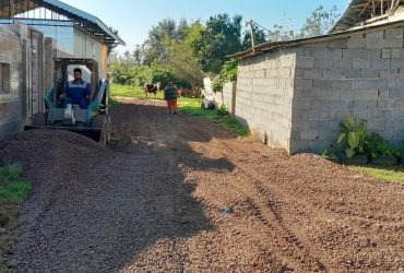 شن ریزی انتهای کوچه جاوید